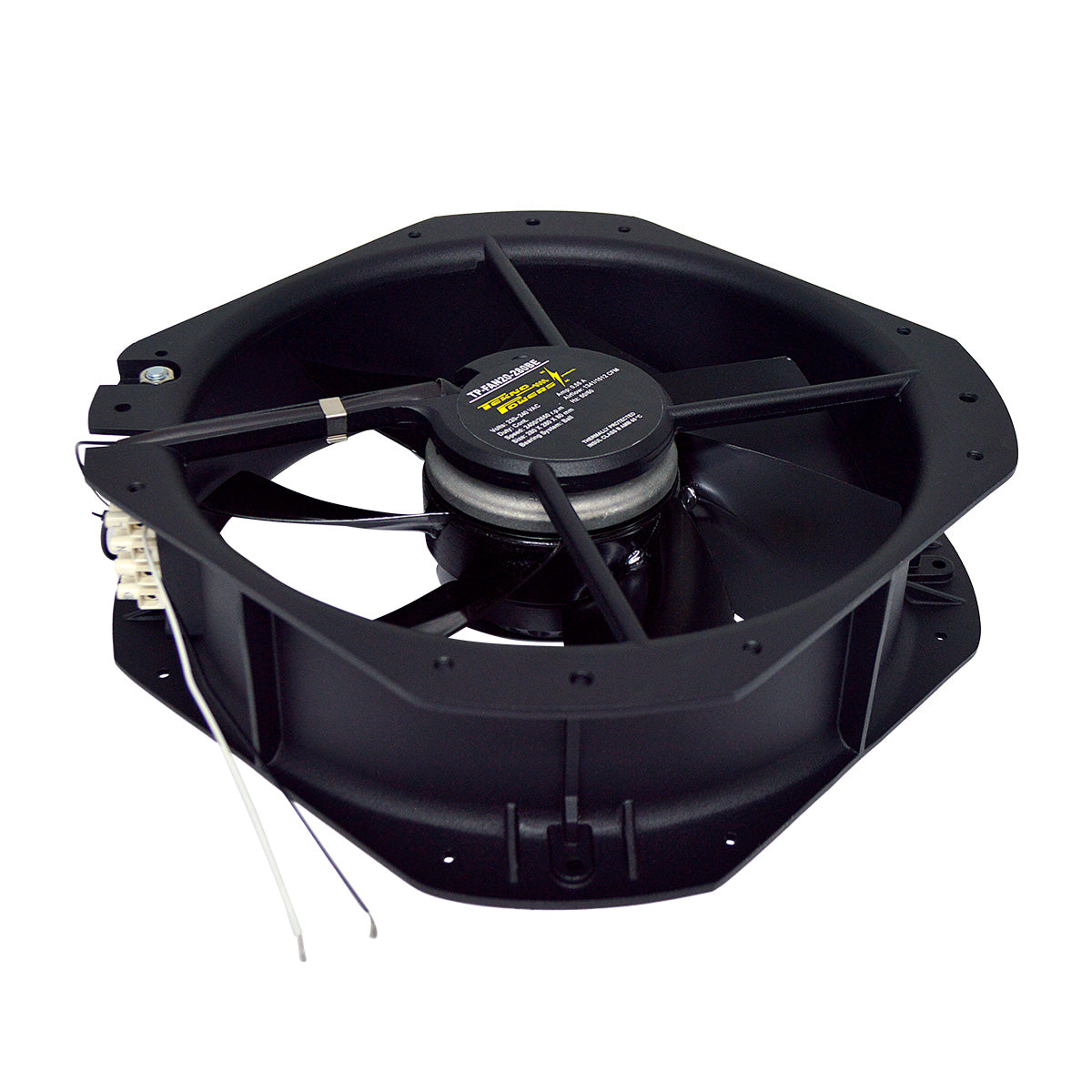 TP-FAN20-280BE - VENTILADOR CON BALERO 220VCA 280X280X80mm 2400-2650RPM, CFM=1341/1512, 0.55A REJILLA 280M (NO INCLUIDA)