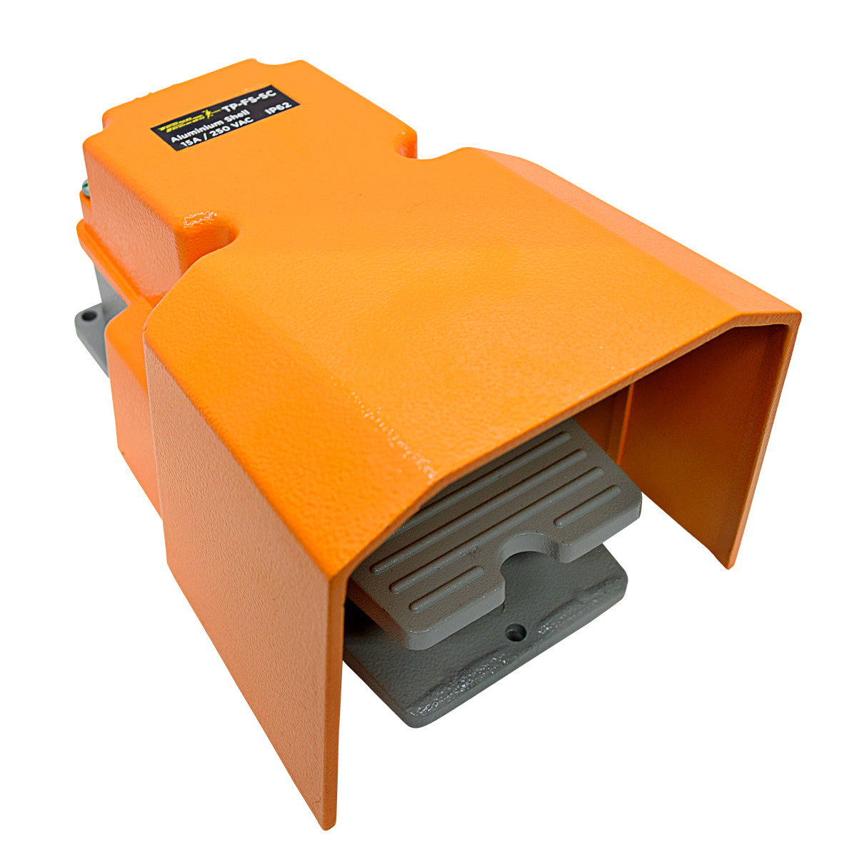 TP-FS-SC Ñ INTERRUPTOR DE PEDAL CON CUBIERTA DE ALUMINIO SWITCH MOM. 1NA, 1NC, 15A/250VCA, IP62, SWITCH DE REPUESTO XZ-15GW22-B