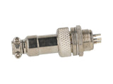 TP-GX12-3P — CONECTORES (PAR) GX12 3 PIN MACHO/HEMBRAPARA PANEL Y EXTENSION 7A/125VCA, 12mm