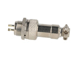 TP-GX12-4P — CONECTORES (PAR) GX12 4 PIN MACHO/HEMBRAPARA PANEL Y EXTENSION 5A/125VCA, 12mm