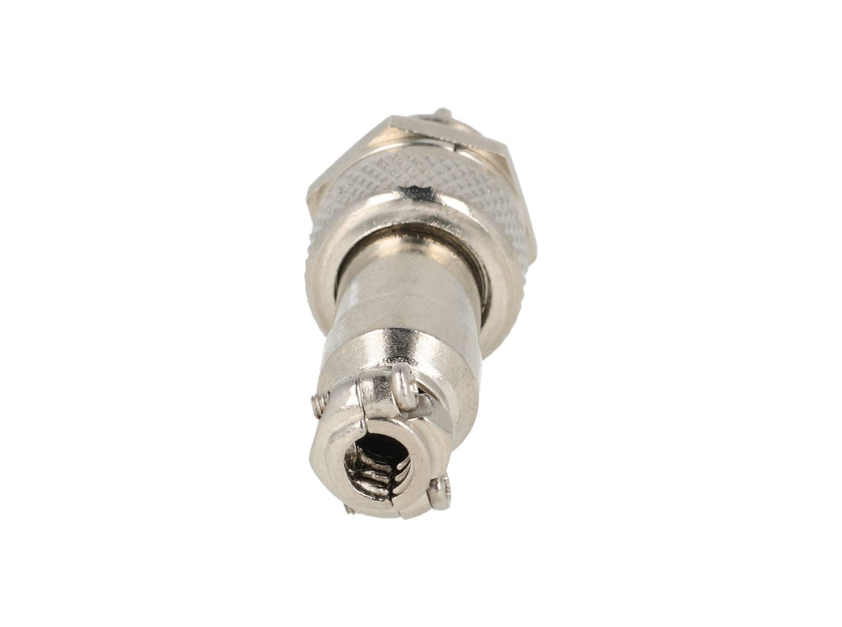 TP-GX12-6P — CONECTORES (PAR) GX12 6PIN MACHO/HEMBRAPARA PANEL Y EXTENSION 4A/125VCA, 12mm