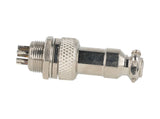 TP-GX12-6P — CONECTORES (PAR) GX12 6PIN MACHO/HEMBRAPARA PANEL Y EXTENSION 4A/125VCA, 12mm