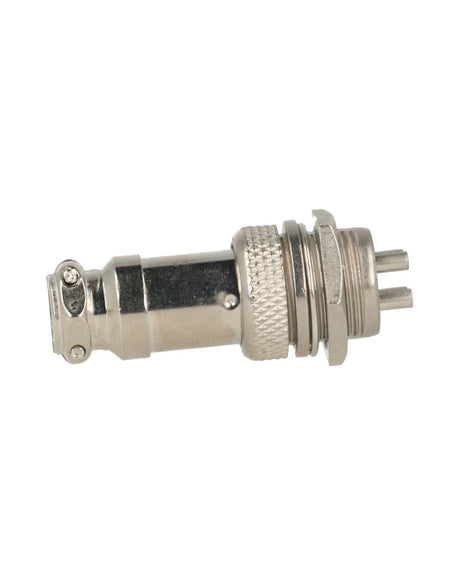 TP-GX16-4P — CONECTORES (PAR) GX16 4 PIN MACHO/HEMBRAPARA PANEL Y EXTENCION 5A/125VCA 16mm