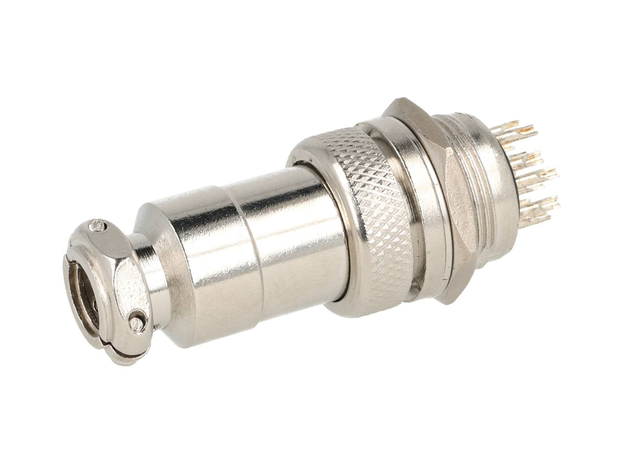 TP-GX20-12P — CONECTORES (PAR) GX20 12 PIN MACHO/HEMBRA PARA PANEL T EXTENSION 7A/125VCA, 20mm
