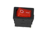 TP-KCD-RL — SWITCH ILUMINADO ROJO 1P1T 10A/250VCA12.5X18mm 3 TERMINALES, CICLOS :10, 000