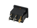 TP-KCD-YL — SWITCH ILUMINADO AMARILLO 1P1T, 6A/250VCA, 10A/125VCA, 12.5X18mm, 4 TERMINALES, CICLOS: 10, 000