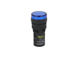 TP-LI16-B — LAMPARA PILOTO LED AZUL 16mm 220VCA*NO SON A PRUEBA DE EXPLOSION*