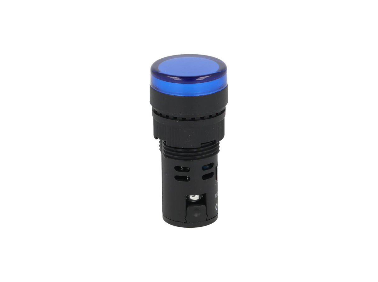 TP-LI16-B — LAMPARA PILOTO LED AZUL 16mm 220VCA*NO SON A PRUEBA DE EXPLOSION*