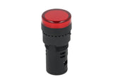 TP-LI16-R Ñ LAMPARA PILOTO LED ROJO 16mm 220VCA*NO SON A PRUEBA DE EXPLOSION*