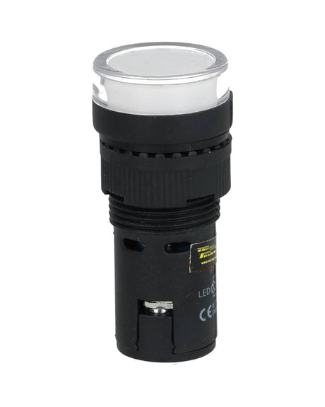 TP-LI16-W24 — LAMPARA PILOTO TIPO LED 24VDCON AC ¿16mm, COLOR BLANCO *NO SON A PRUEBA DE EXPLOSION*