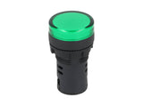 TP-LI22-G24 — LAMPARA PILOTO LED VERDE 22mm 24VCDE VCAPLASTICO *NO SON A PRUEBA DE EXPLOSION*