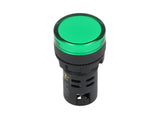 TP-LI22-G24 — LAMPARA PILOTO LED VERDE 22mm 24VCDE VCAPLASTICO *NO SON A PRUEBA DE EXPLOSION*