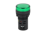 TP-LI22-G Ñ LAMPARA PILOTO LED VERDE 22mm 220VCA PLASTICO *NO SON A PRUEBA DE EXPLOSION*