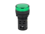 TP-LI22-G Ñ LAMPARA PILOTO LED VERDE 22mm 220VCA PLASTICO *NO SON A PRUEBA DE EXPLOSION*