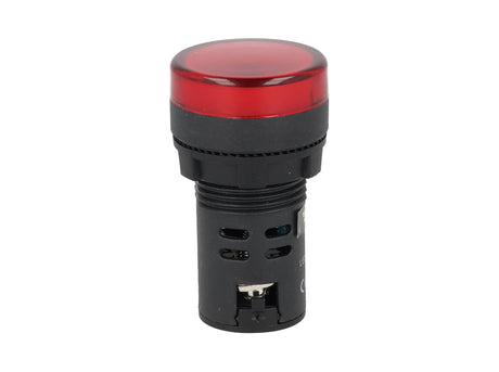 TP-LI22-R24 — LAMPARA PILOTO LED ROJO 22mm 24VCDE VCA PLASTICO *NO SON A PRUEBA DE EXPLOSION*