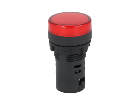 TP-LI22-R Ñ LAMPARA PILOTO LED ROJO 22mm 220VCA PLASTICO *NO SON A PRUEBA DE EXPLOSION*
