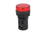 TP-LI22-R Ñ LAMPARA PILOTO LED ROJO 22mm 220VCA PLASTICO *NO SON A PRUEBA DE EXPLOSION*