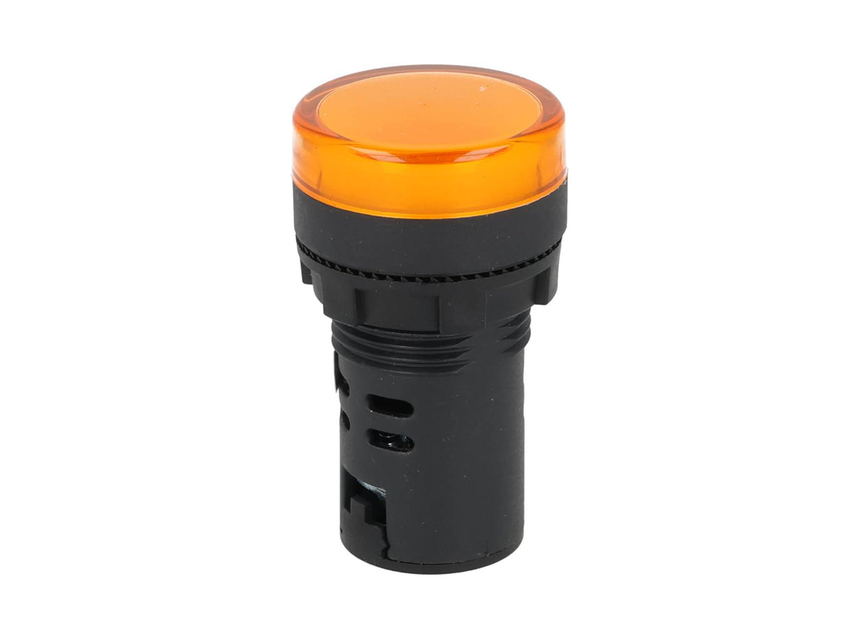 TP-LI22-Y24 — LAMPARA PILOTO LED AMARILLO 22mm 24VCDE VCA PLASTICO *NO SON A PRUEBA DE EXPLOSION*