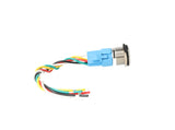 TP-MM19-RR12-24 — INTERRUPTOR METALICO 19MM 12-24VCD MOMEN EO C/ANILLO ILUMINADO Y CONECTOR