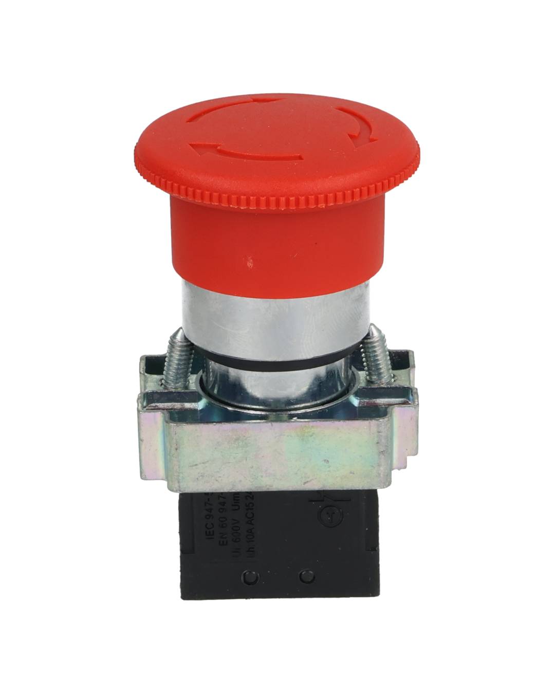 TP-P22M-R — BOTON HONGO 40mm PARO DE EMERGENCIA 1NC*NO SON A PRUEBA DE EXPLOSION*