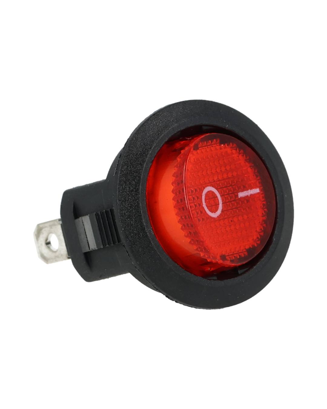 TP-RS-R — INTERRUPTOR REDONDO 3 TERM. ON-OFF ROJO