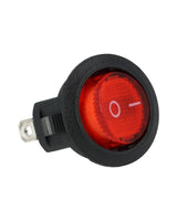 TP-RS-R — INTERRUPTOR REDONDO 3 TERM. ON-OFF ROJO