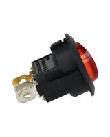 TP-RS-R — INTERRUPTOR REDONDO 3 TERM. ON-OFF ROJO