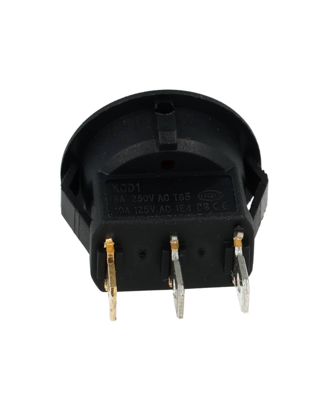 TP-RS-R — INTERRUPTOR REDONDO 3 TERM. ON-OFF ROJO
