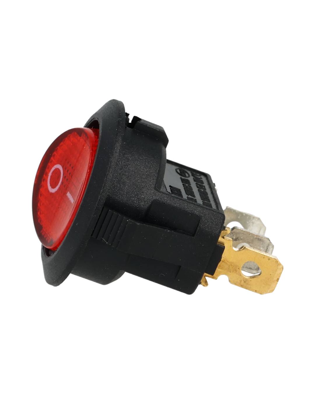 TP-RS-R — INTERRUPTOR REDONDO 3 TERM. ON-OFF ROJO