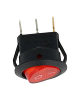 TP-RS-R — INTERRUPTOR REDONDO 3 TERM. ON-OFF ROJO