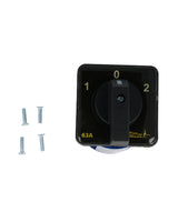 TP-SEL3P-63A — SELECTOR 3POS 63A. (TRANSFERENCIA) 220/440VCA (POSICIONES 1-0-2)