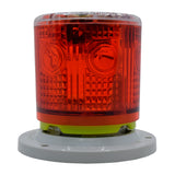 TP-SLS-RB — TORRETA SOLAR ROJA C/BASE 50 DESTELLOS /, MIN. IP67 DISTANCIA DE VISION EN LA OBSCURIDAD 400MTS