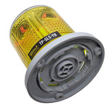 TP-SLS-YB — TORRETA SOLAR AMARILLA C/BASE 50 DESTELLOS /MIN.IP67 DISTANCIA DE VISION EN LA OBSCURIDAD 400 MTS