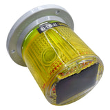 TP-SLS-YB — TORRETA SOLAR AMARILLA C/BASE 50 DESTELLOS /MIN.IP67 DISTANCIA DE VISION EN LA OBSCURIDAD 400 MTS