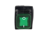 TP-T85-GL — SWITCH ILUMINADO VERDE 2P1T, LED 110VCA30A/250VCA, IP67, SELLADO, 30X22mm