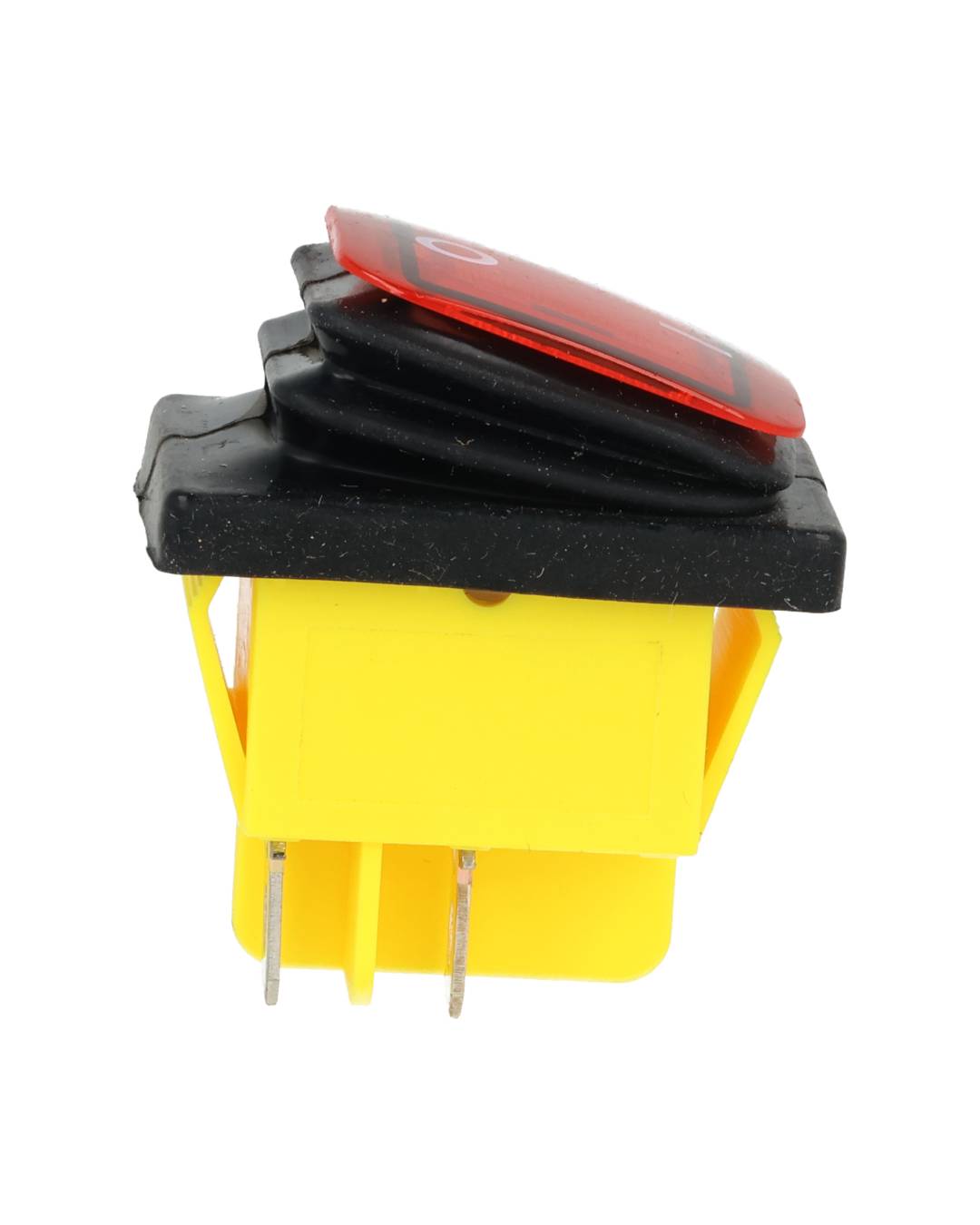 TP-T85-RL — SWITCH ILUMINADO ROJO 2P1T LED, 110VCA, 30A/250VCA, IP67, SELLADO, 30X22mm