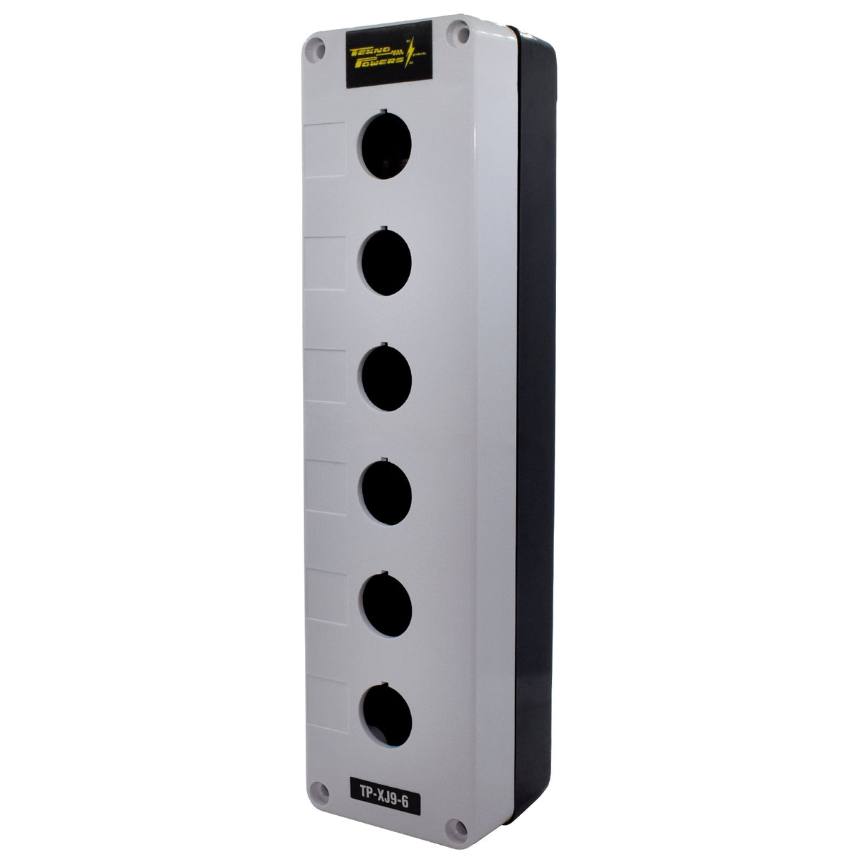 TP-XJ9-6 — CAJA PLASTICA P/PULSADOR 6BARRENOS 22MM