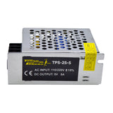 TPS-25-5 — FUENTE DE VOLTAJE 5V/5A/25W, 110-220VCA 85 X 57 X 33mm