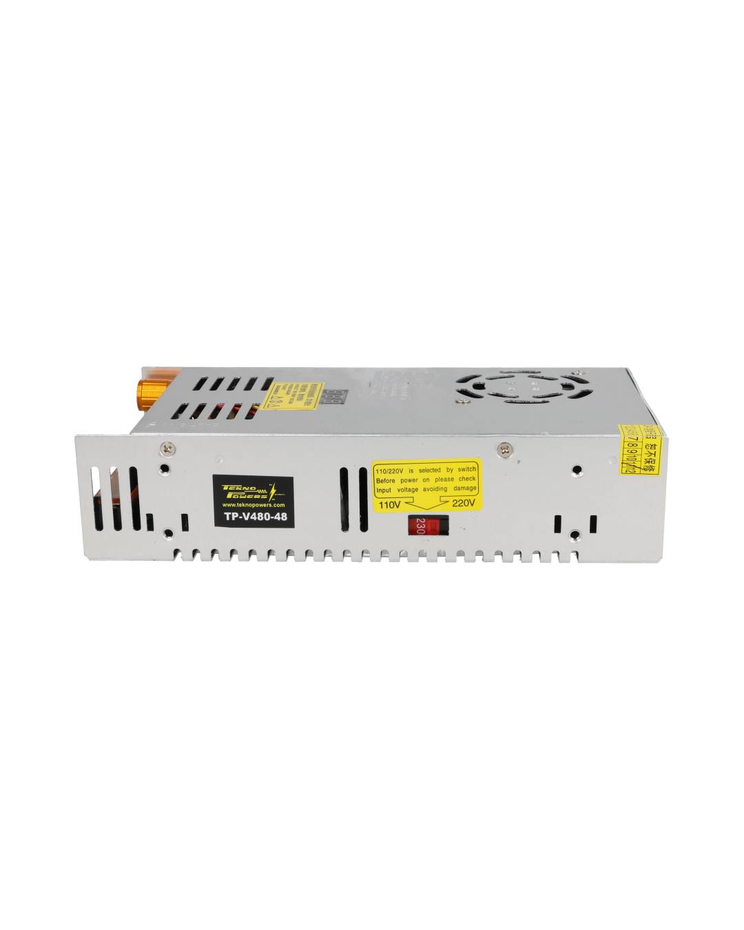 TP-V480-48 — FUENTE VARIABLE 480W/10A, 0-48VCD, VOLTAJE ENTRADA 100-120V/200-240V, CON DISPLAY INDICADOR, MEDIDA: 215X114X49mm