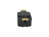 WJ-6330B | CONTACTO INDUSTRIAL CON SEGURO 30A/125VCA2 POLOS (1 PHASE) + TIERRA, MONTAJE A PANEL