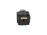 WJ-6330B | CONTACTO INDUSTRIAL CON SEGURO 30A/125VCA2 POLOS (1 PHASE) + TIERRA, MONTAJE A PANEL