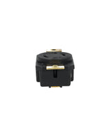 WJ-6420B — CONTACTO INDUSTRIAL CON SEGURO 20A/125VCA-250VCA, 3 POLOS (3 PHASES) + TIERRA, MONTAJE A PANEL