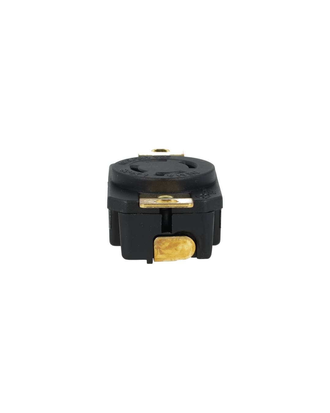WJ-6420B — CONTACTO INDUSTRIAL CON SEGURO 20A/125VCA-250VCA, 3 POLOS (3 PHASES) + TIERRA, MONTAJE A PANEL