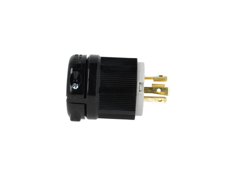 WJ-8321 — CLAVIJA INDUSTRIAL CON SEGURO 20A/250VCA2 POLOS (1 FASE) + TIERRA