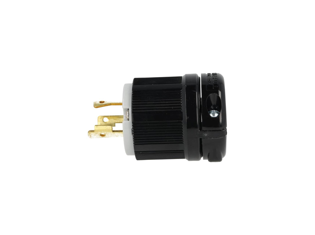 WJ-8321 — CLAVIJA INDUSTRIAL CON SEGURO 20A/250VCA2 POLOS (1 FASE) + TIERRA