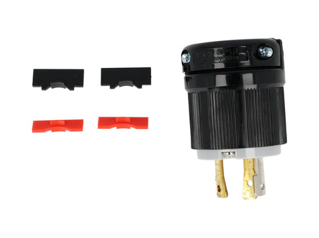 WJ-8330 — CLAVIJA INDUSTRIAL CON SEGURO 30A/125VCA2 POLOS (1 FASE) + TIERRA