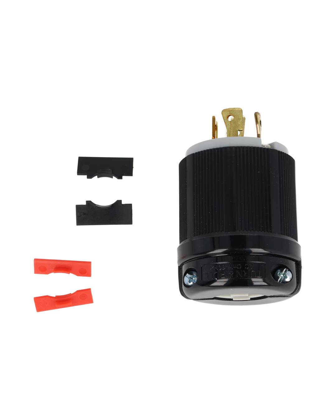 WJ-8421 — CLAVIJA INDUSTRIAL CON SEGURO 20A/250VCA3 POLOS (3 FASES) + TIERRA