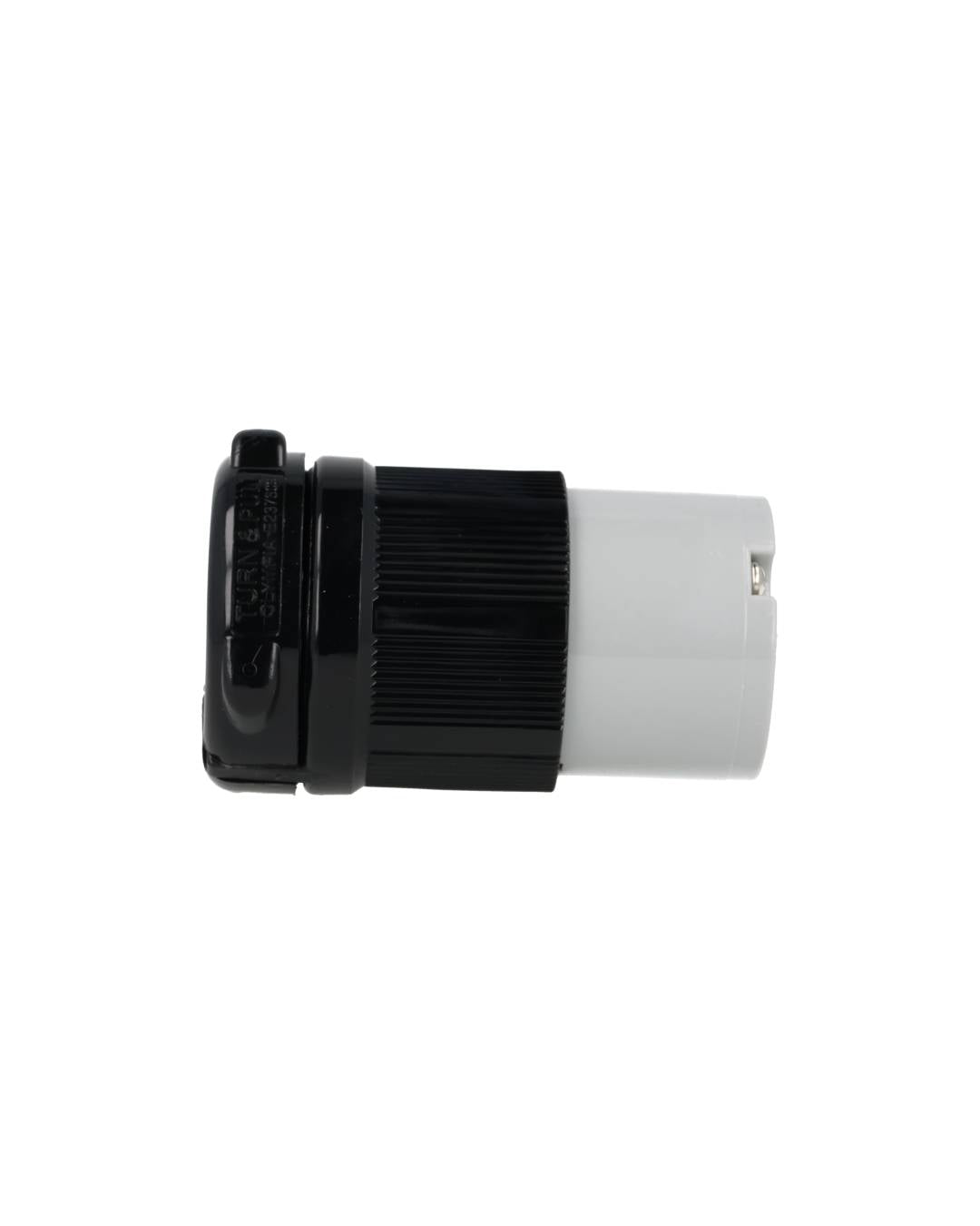 WJ-9330B — CONTACTO INDUSTRIAL CON SEGURO 30A/125VCA2 POLOS (1 FASE) + TIERRA, TOMA AEREA