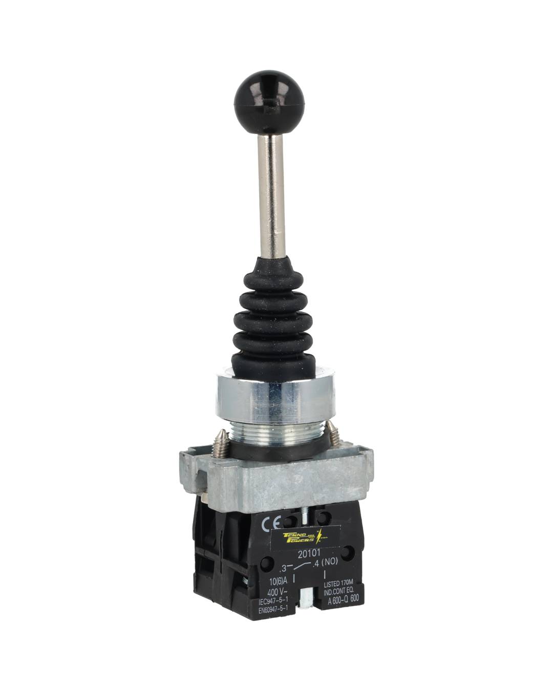 XD2-PA22 — JOYSTICK 2 POSICIONES MOMENTANEO (NA) 10AMP. 400VCA 22mm (2 BLOCK DE CONTACTOS) *NO SON A PRUEBA DE EXPLOSION*