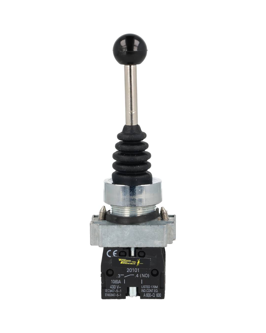XD2-PA22 — JOYSTICK 2 POSICIONES MOMENTANEO (NA) 10AMP. 400VCA 22mm (2 BLOCK DE CONTACTOS) *NO SON A PRUEBA DE EXPLOSION*